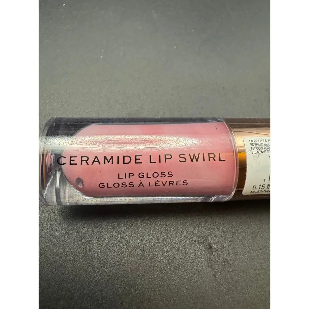 Makeup Revolution Ceramide lip Swirl Lip Gloss - Pure Gloss 0.15 Fl. Oz / 4.5 mL